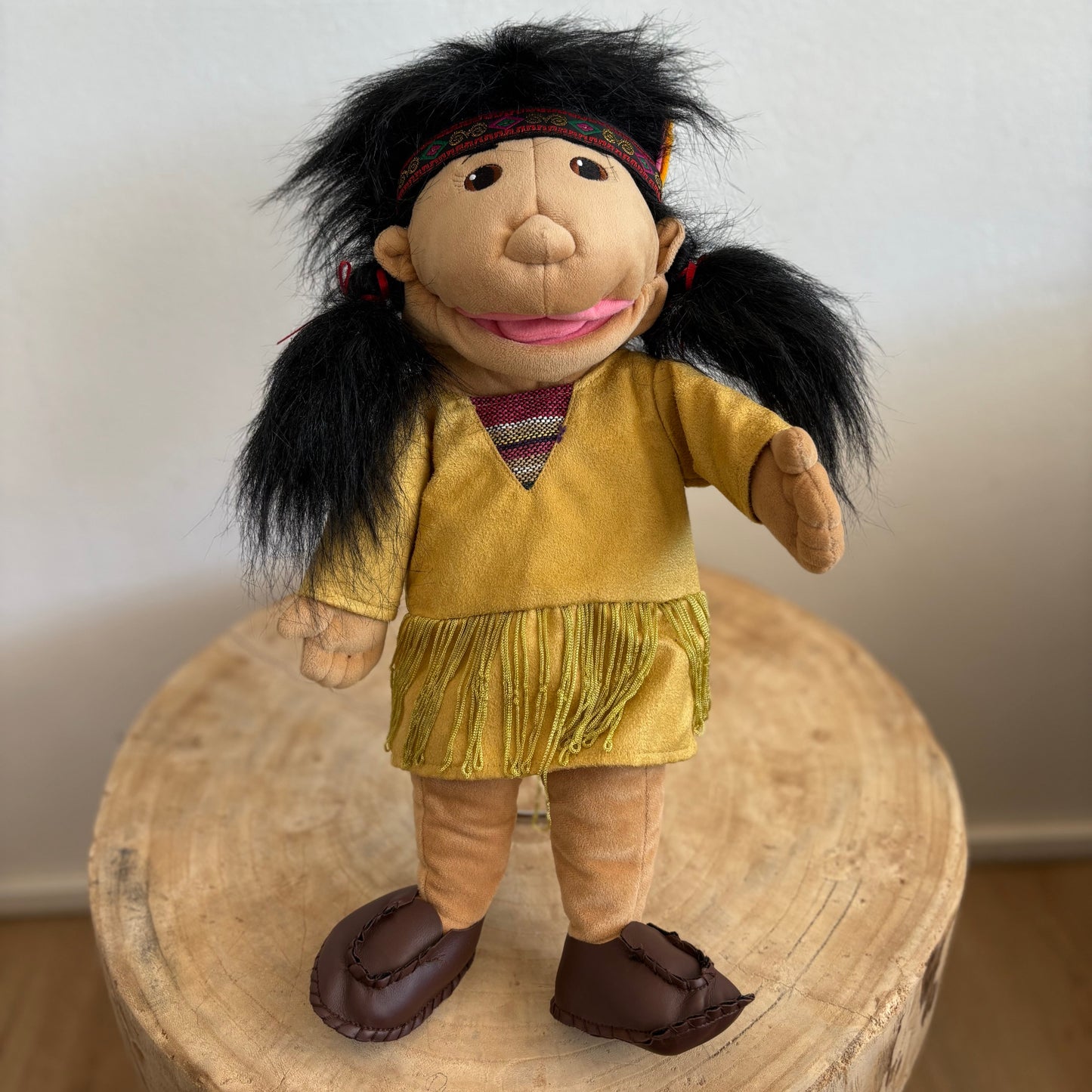 Kimi - Girl Hand Puppet from New Mexico, USA (Cultural Edition)