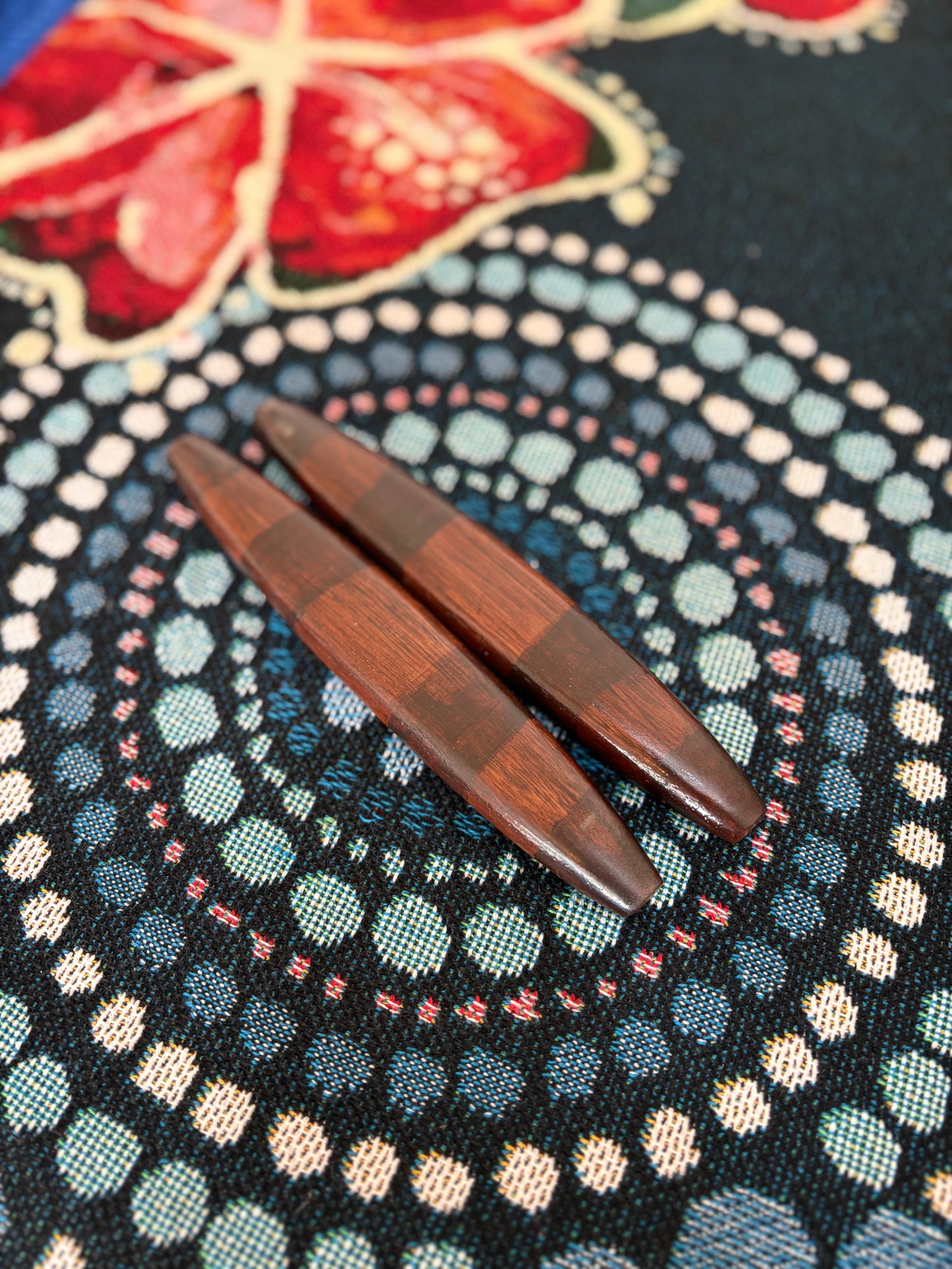 Clap Sticks with Designs (Small) - Hand Crafted by Clarence Wyles