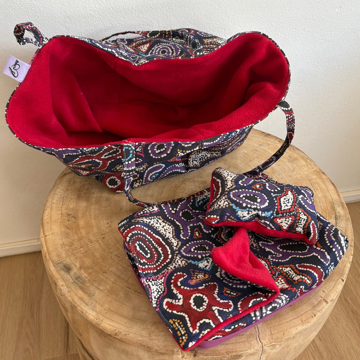 Carry Bag Set (Red Design)