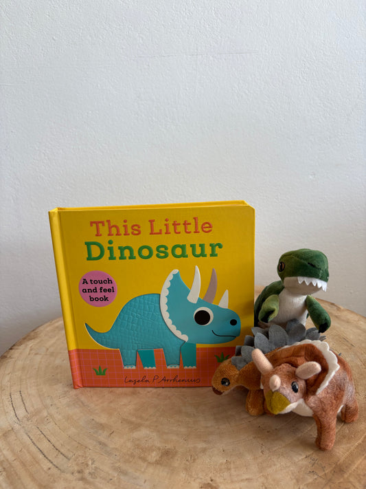 This Little Dinosaur by Ingela Arrhenius (Touch & Feel Book)