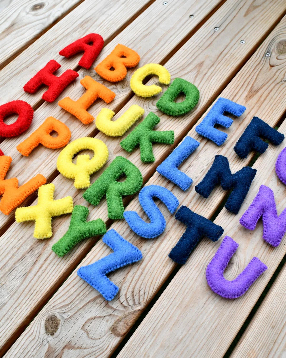 Felt Alphabet Capital Uppercase Letters
