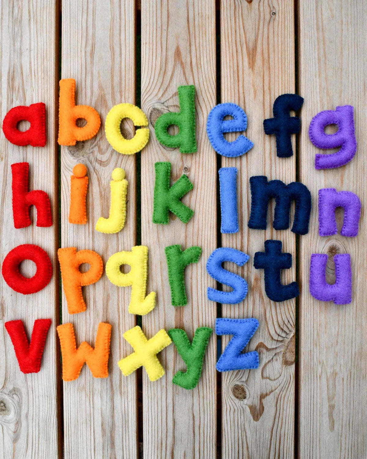Felt Alphabet Capital Lowercase Letters