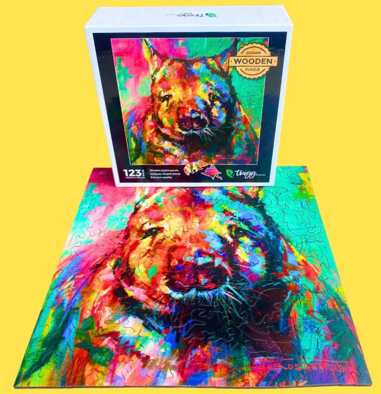 Winston Wombat - Original Artwork 123 Piece Puzzle
