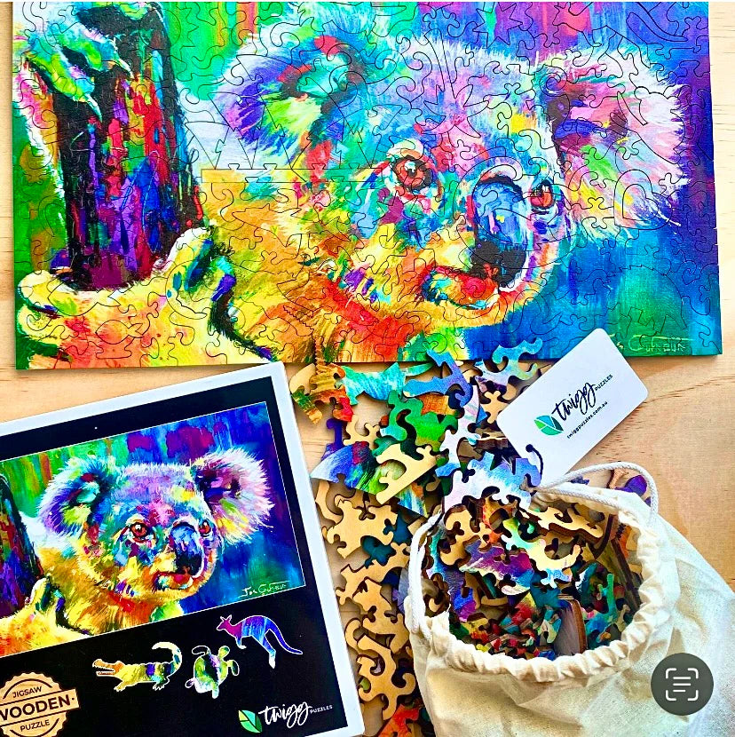 Cuddly Koala - Original Artwork 168 Piece Puzzle
