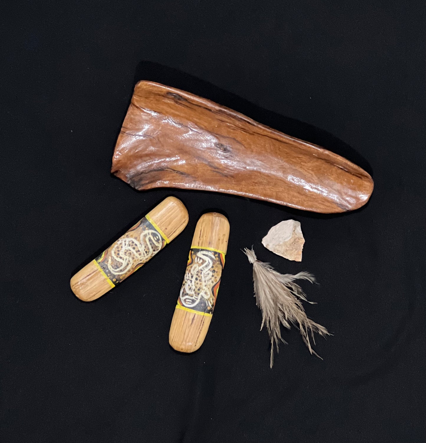 Clap Sticks & Coolamon Set