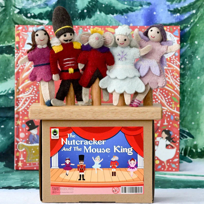 Nutcracker And The Mouse King Finger Puppet Set