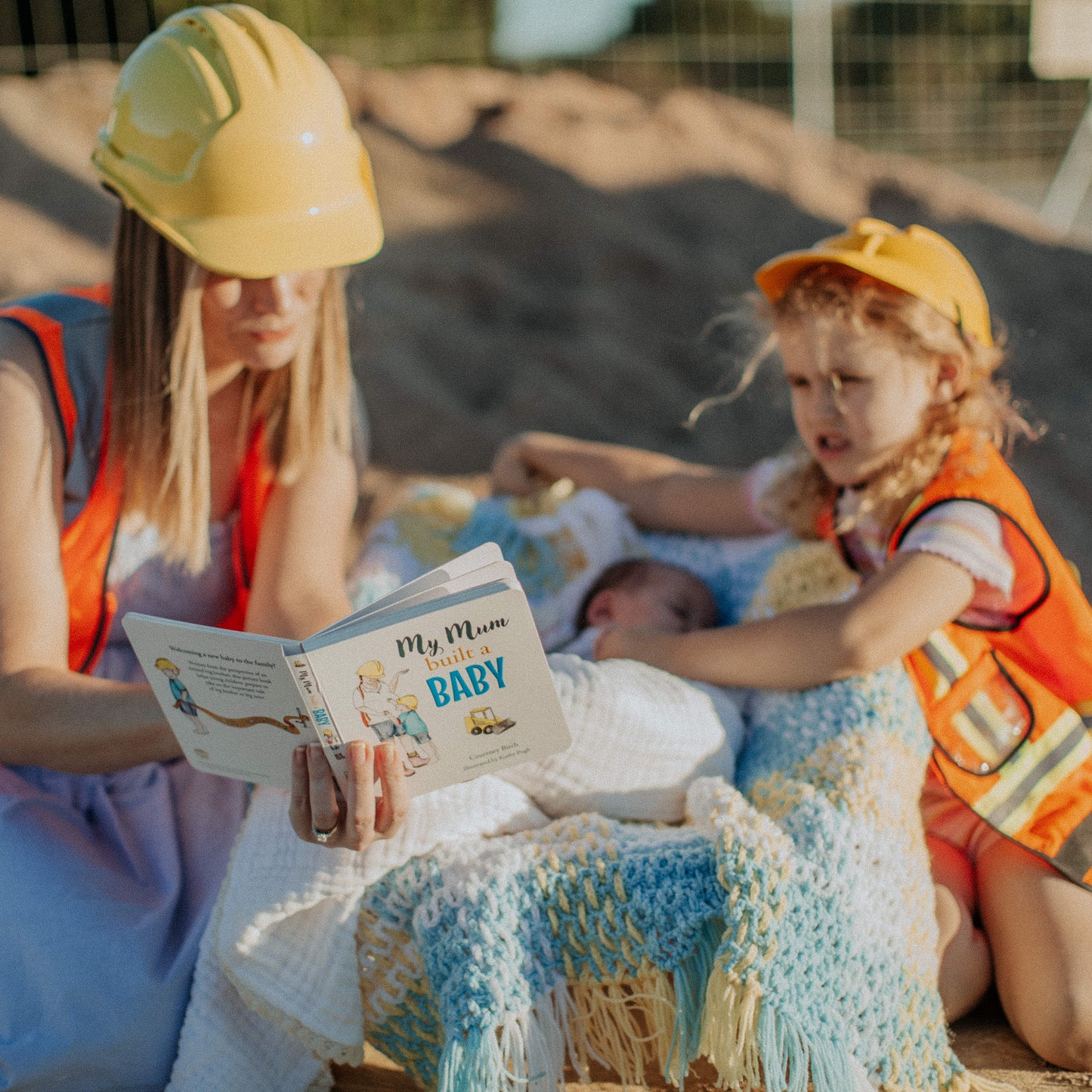 My Mum Built A Baby by Courtney Birch (Board Book)
