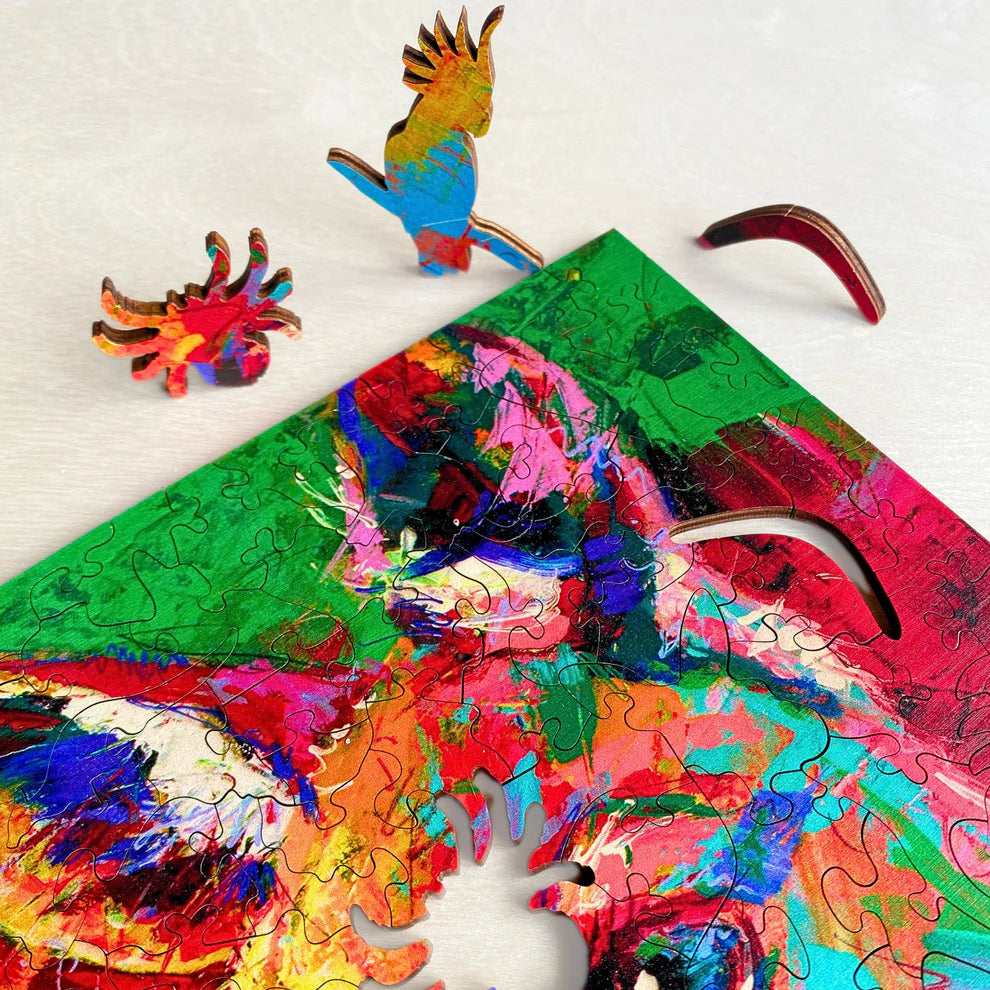 Clive the Kangaroo - Jos Coufreur Original Artist - Original Artwork 147 Piece Puzzle