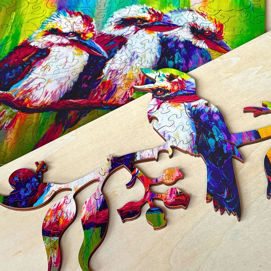 Three Kookaburras - 194 Piece Puzzle