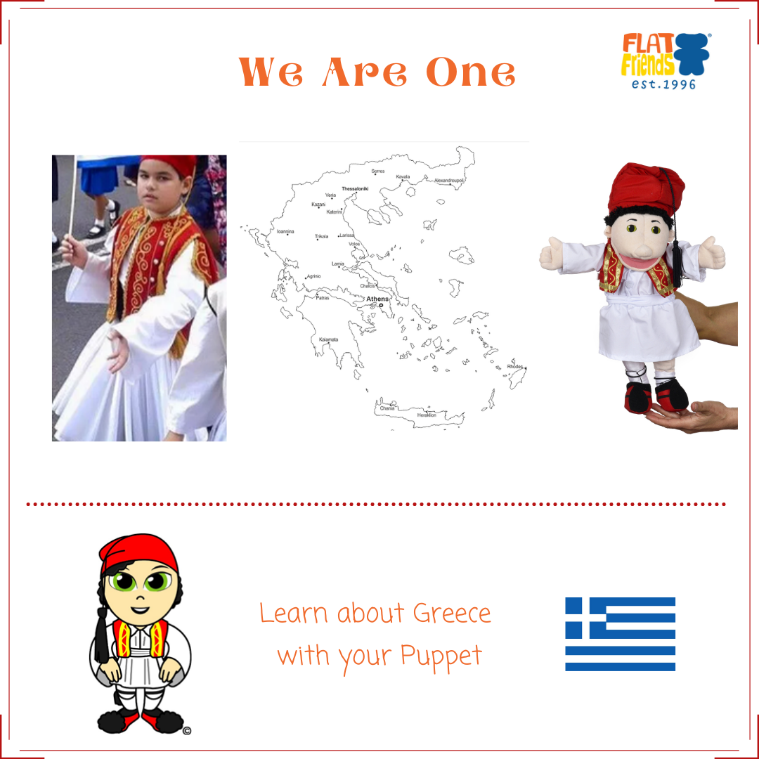 Arthur - Boy Hand Puppet from Greece