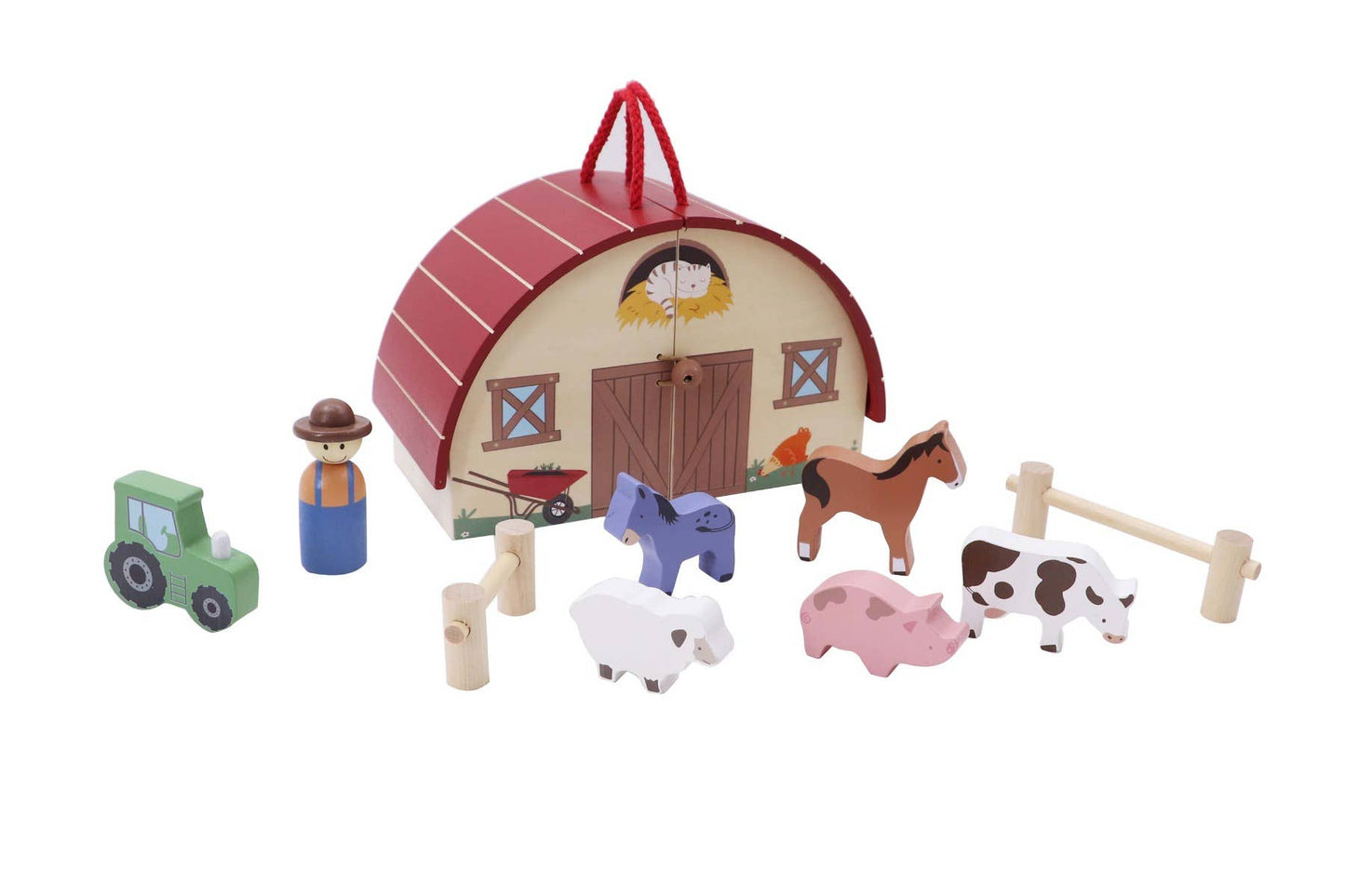 Wooden Farm Plasyset