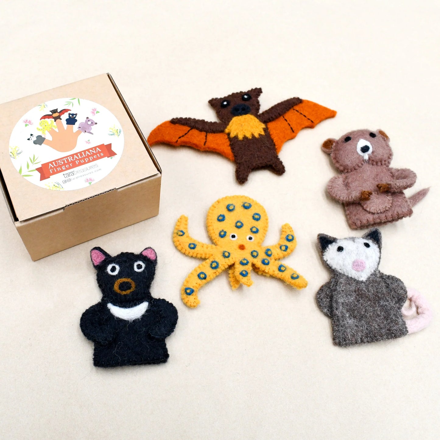 Australiana Finger Puppet Set (E)