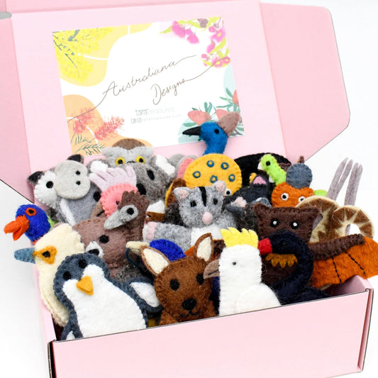 Australiana Set of 25 Finger Puppets