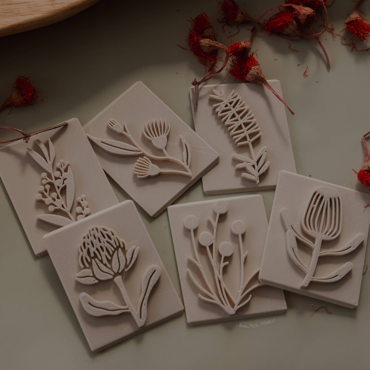 Australian Native Flower Playdough Eco Stamp Set