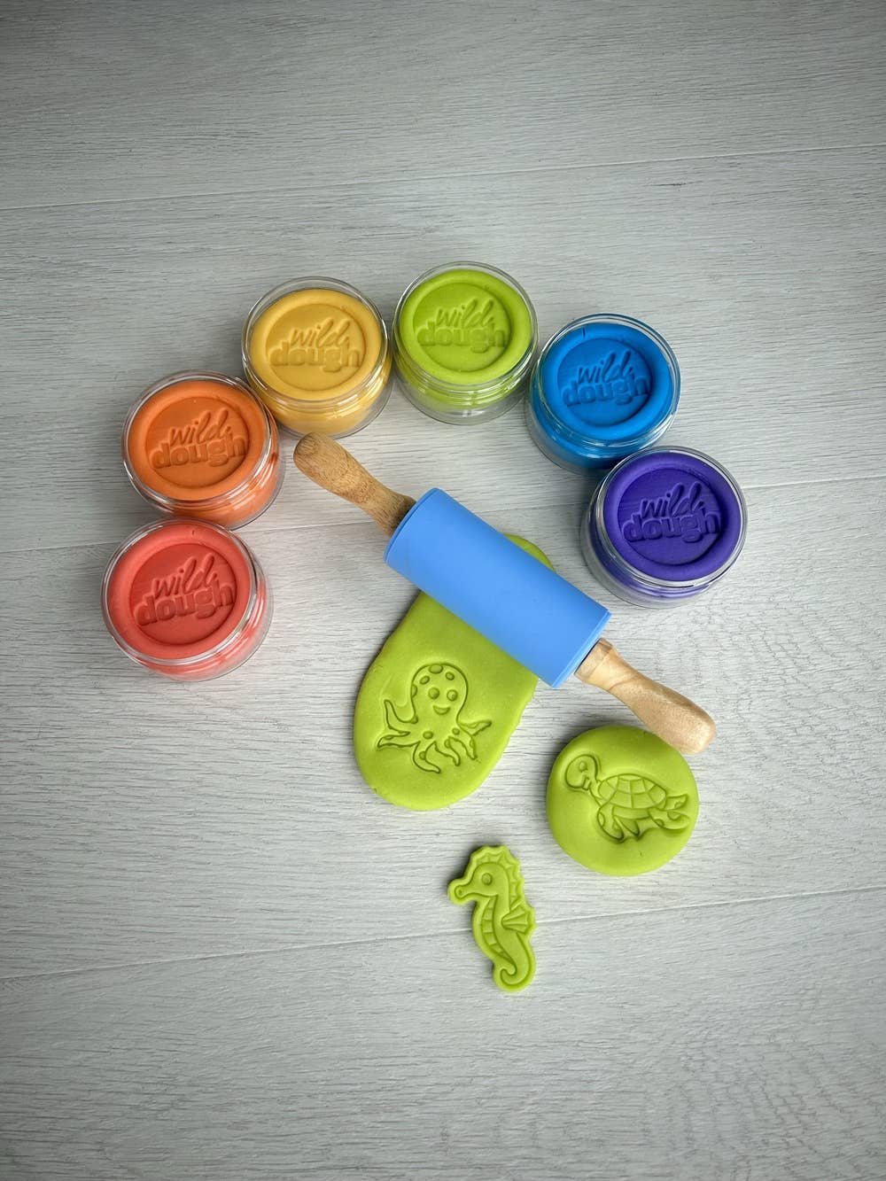 Sunset Orange Playdough