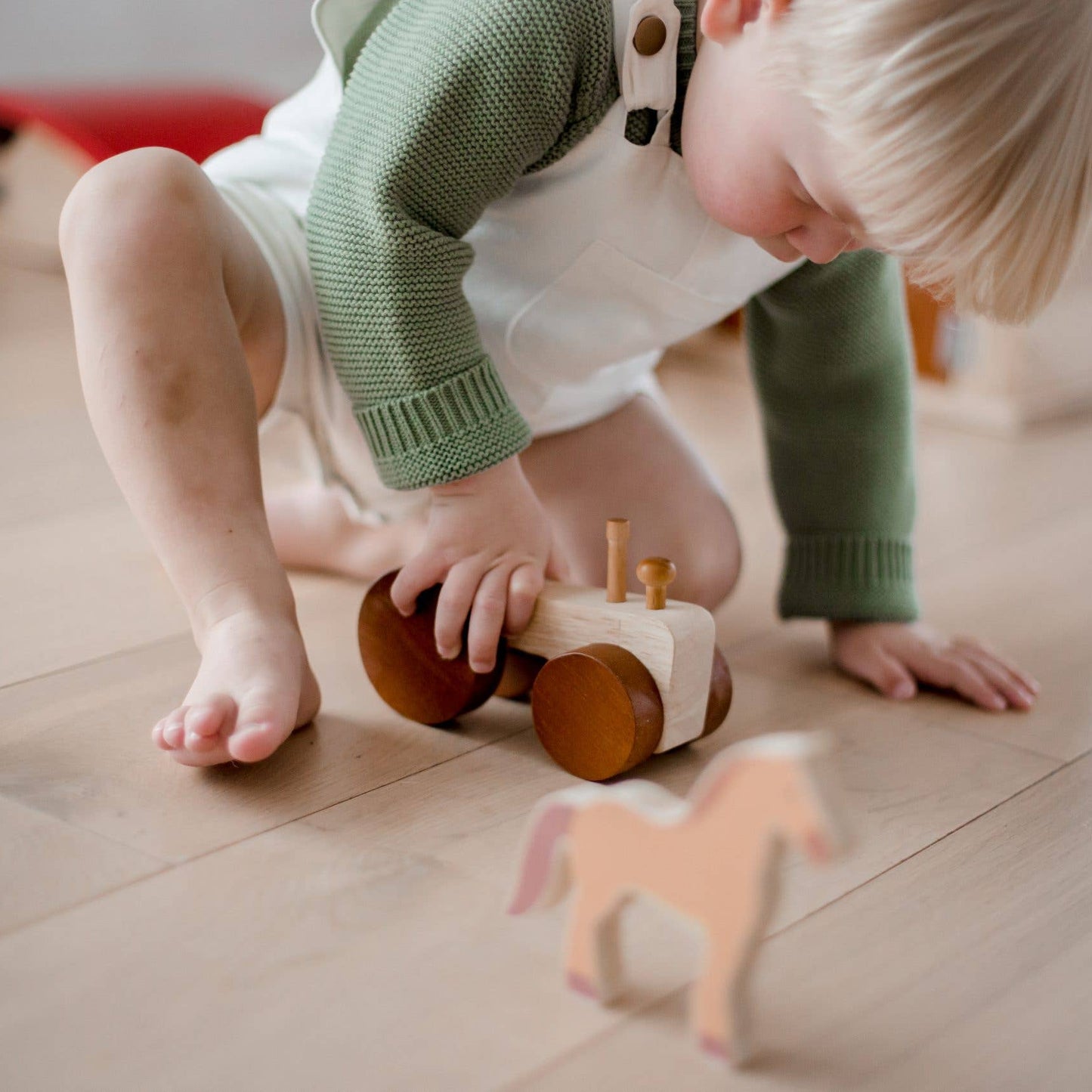 Farm Animals & Tractor Set