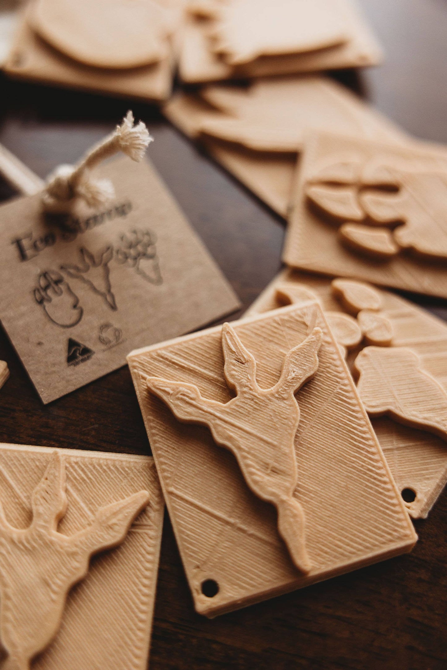 Dinosaur Foot Print Stamp Set - Eco Playdough Tool