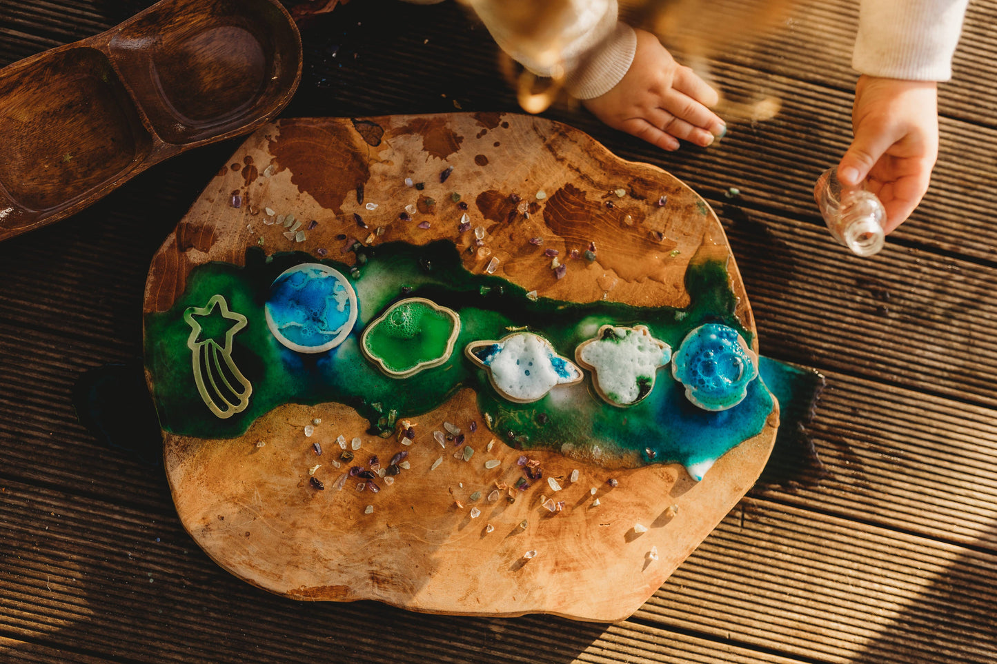 Outer Space Cutter Set - Eco Playdough Tool