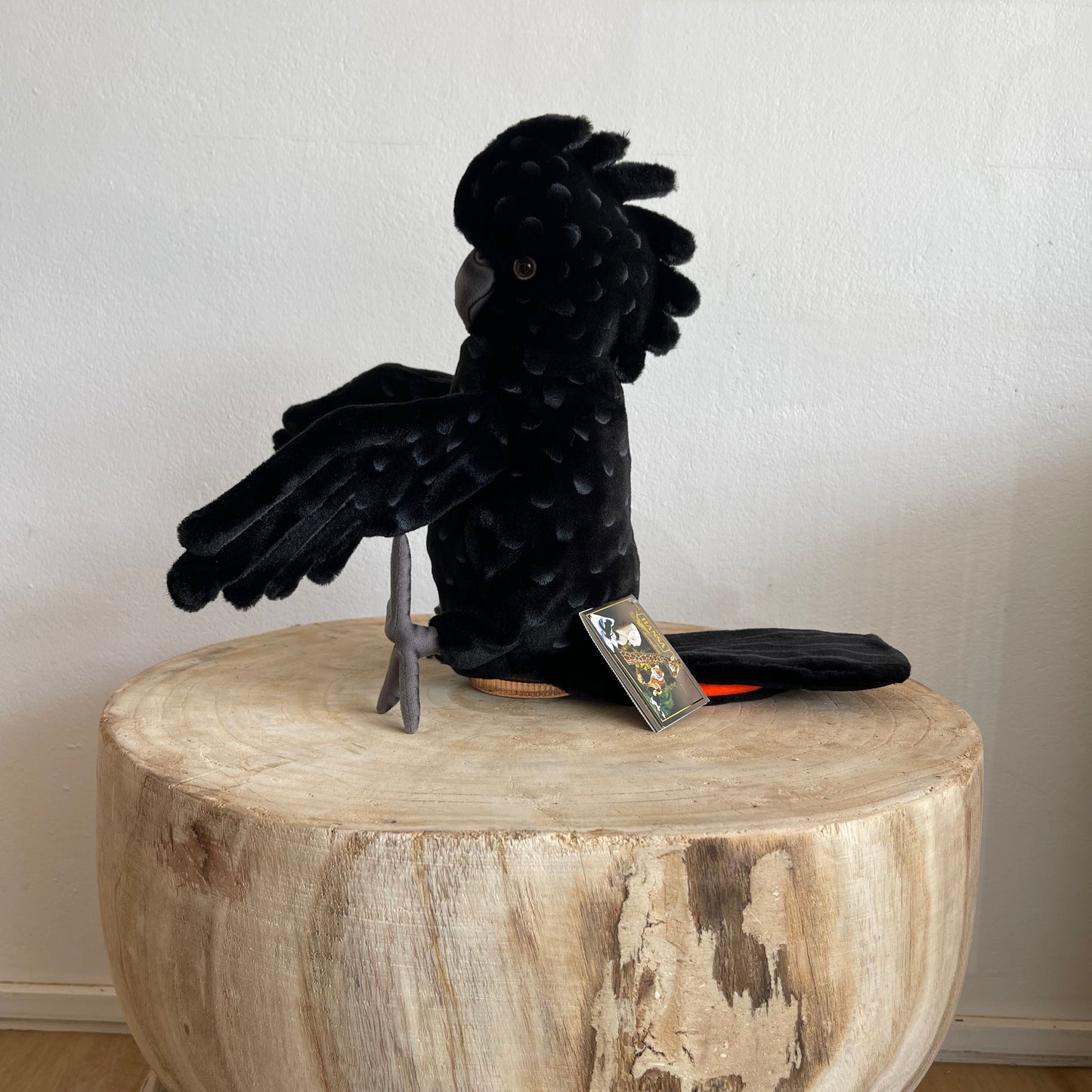 Black Cockatoo Hand Puppet