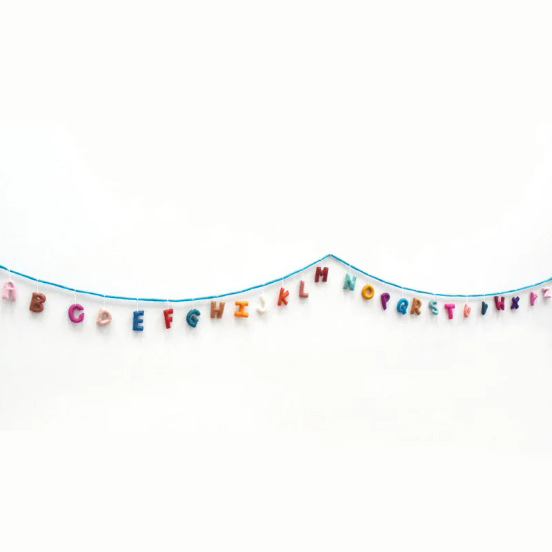 Alphabet Garland A to Z - Colourful
