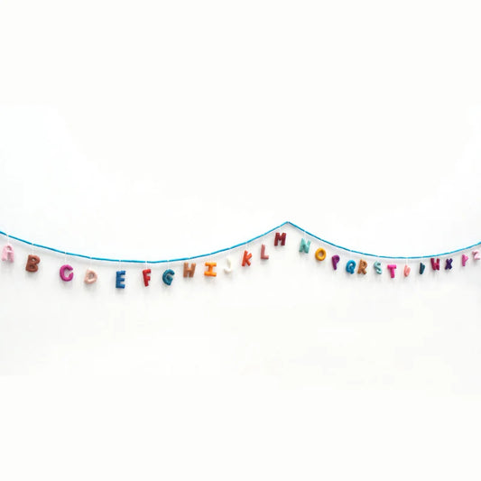 Alphabet Garland A to Z - Colourful