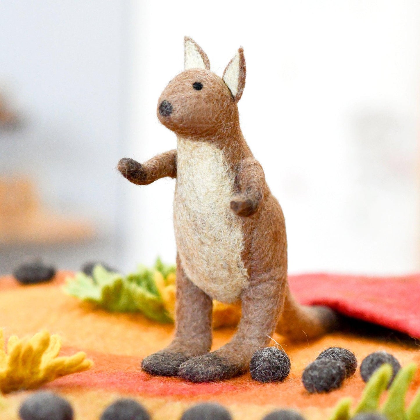 Felt Kangaroo Toy (Australian Animal)