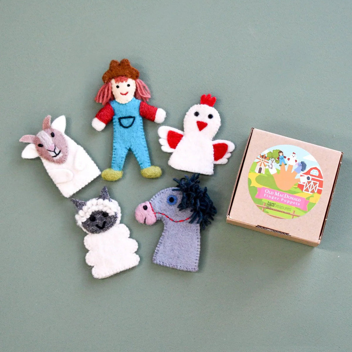 Old MacDonald Finger Puppet - Set B
