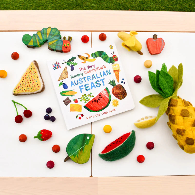 Felt Vegetables and Fruits Set D (Set of 12 pieces)