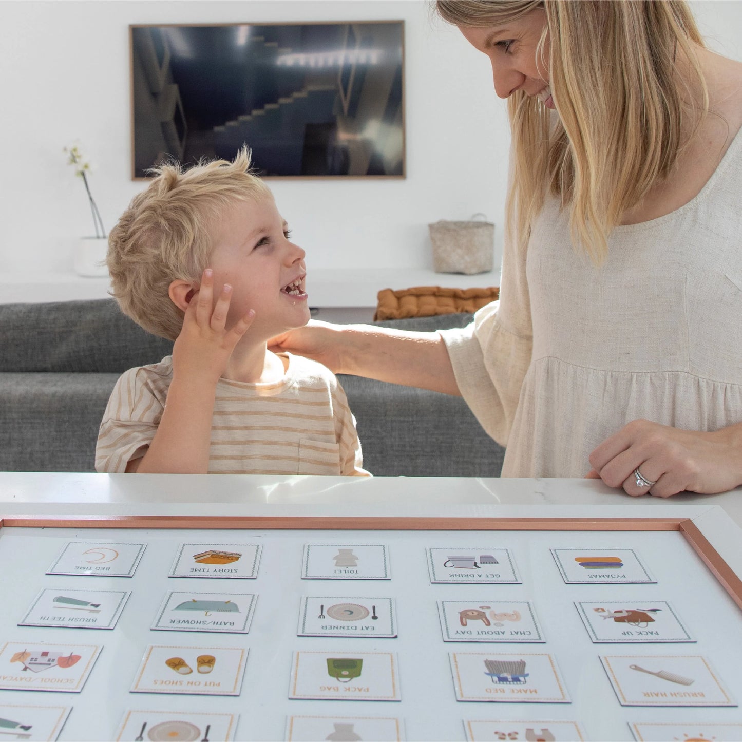 20 Magnetic Routine Cards for Kids by The Creative Sprout