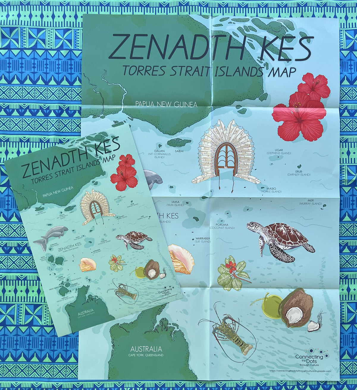 Islander Border Map of The Torres Strait Islands – Connecting The Dots Through Play