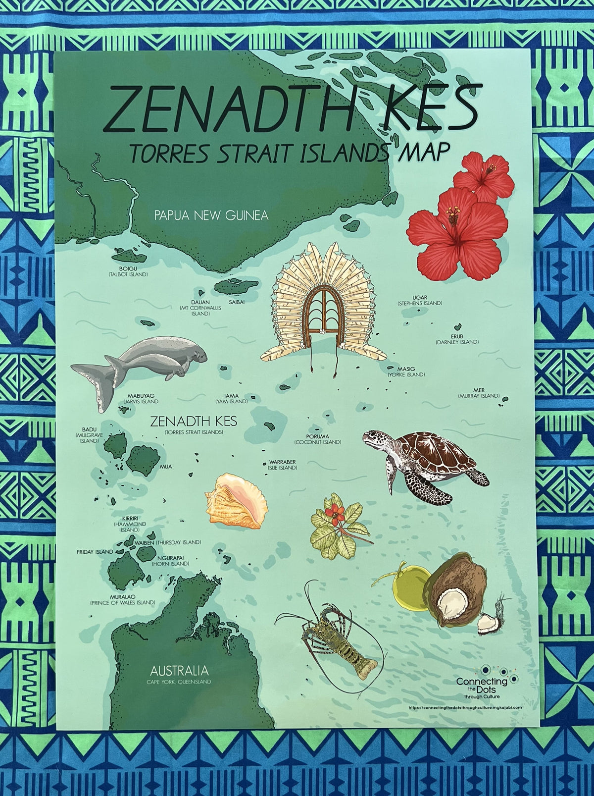 Islander Border Map of The Torres Strait Islands – Connecting The Dots Through Play
